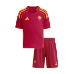 儿童罗马家庭足球球衣套装 25_26 红色