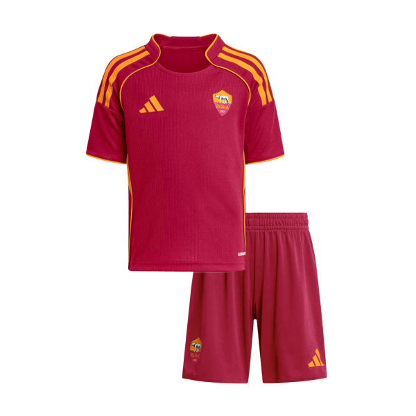 儿童罗马家庭足球球衣套装 25_26 红色