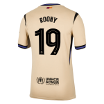 巴塞罗那罗尼 #19 客场足球球衣 2025_26 - 欧洲冠军联赛版