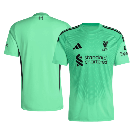 利物浦守门员足球球衣 25_26 绿色