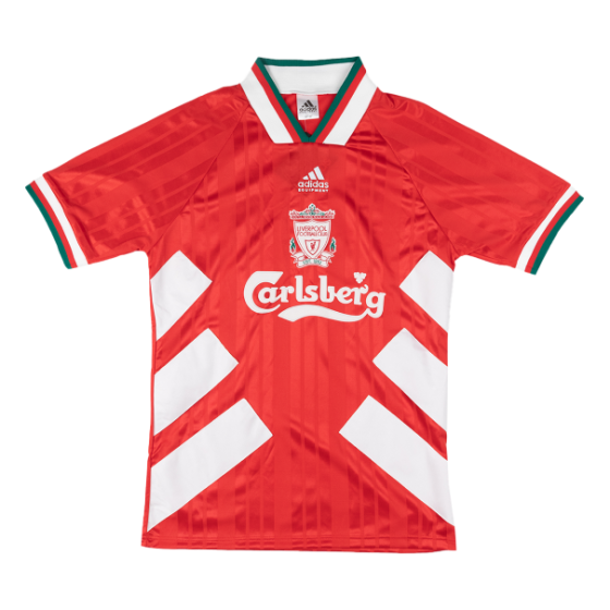 利物浦主场足球球衣复古93_95