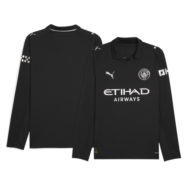 Manchester City Away Soccer Jersey Retro 2025_26 - Long Sleeve