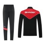 Manchester United Training Kit 2025_26 - Red&Black (Jacket+Pants)