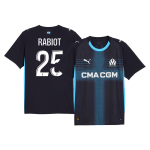 马赛 拉比奥特 #25 客场足球球衣 2025_26