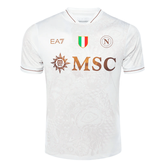 Napoli Away Soccer Jersey 2025_26 Sand
