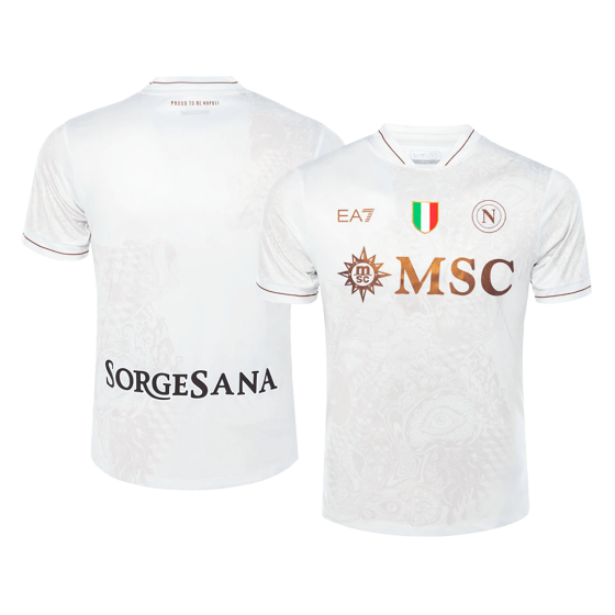 Napoli Away Soccer Jersey 2025_26 Sand