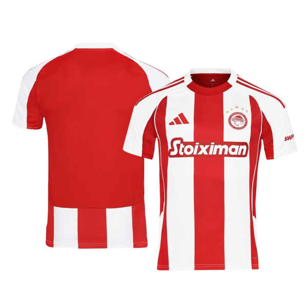 奥林匹亚科斯主场足球球衣 2025_26