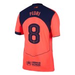 PEDRI#8巴塞罗那第三场球衣25_26橙色-UCL