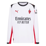 AC米兰客场足球球衣复古2025_26 - 长袖