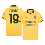 AC米兰福法纳#19 第三客场足球球衣 2025_26