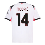 AC米兰 莫德里奇 #14 客场足球球衣 2025_26