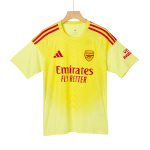 阿森纳守门员足球球衣 2025_26 黄色