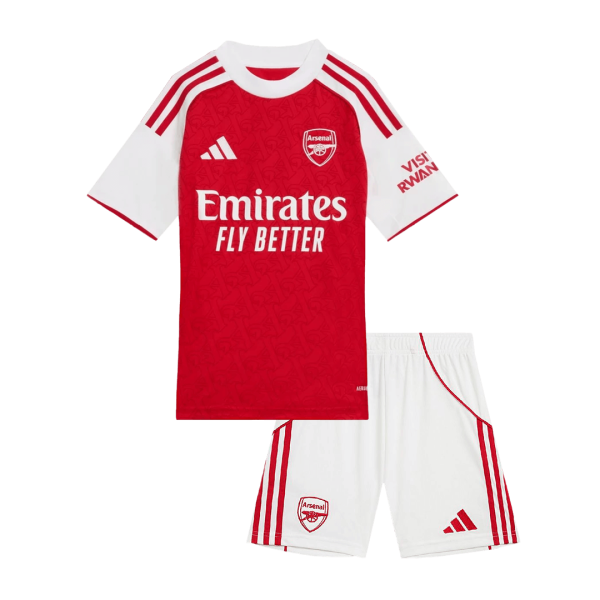 阿森纳主场足球球衣套装 2025_26 儿童款（球衣+短裤）