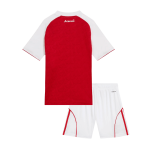 阿森纳主场足球球衣套装 2025_26 儿童款（球衣+短裤）