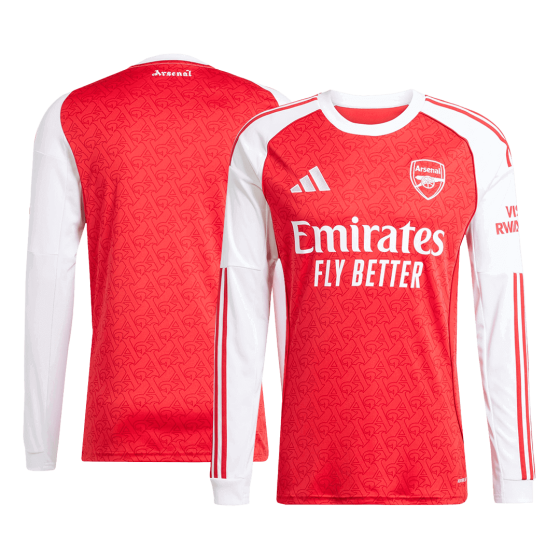 阿森纳长袖主场足球衫 2025_26