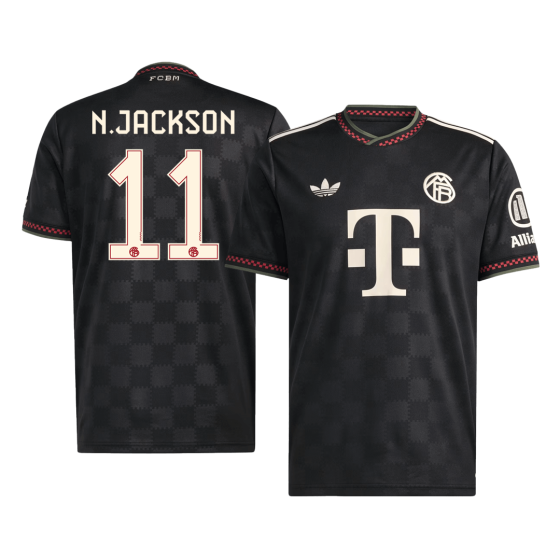 Bayern Munich N.JACKSON #11 Third Away Soccer Jersey 2025_26