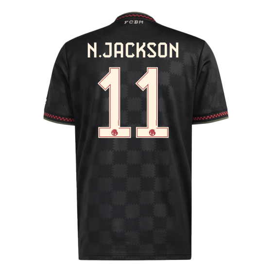 Bayern Munich N.JACKSON #11 Third Away Soccer Jersey 2025_26