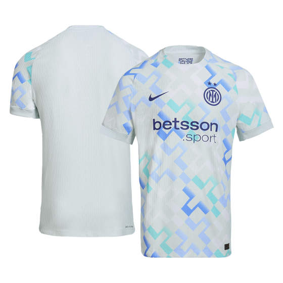 国际米兰客场2025_26赛季蓝色足球球衣