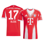 拜仁慕尼黑奥利塞 #17 主场足球球衣 2025_26