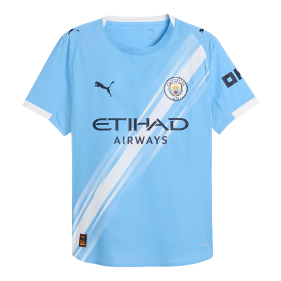 Manchester City Home Soccer Jersey 2025_26 Blue