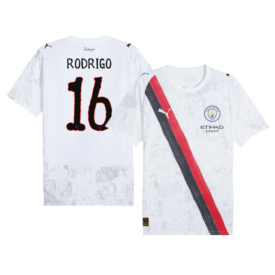 Manchester City RODRIGO #16 Soccer Jersey 2025_26
