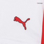 儿童AC米兰客场足球球衣套装（球衣+短裤）25_26白色