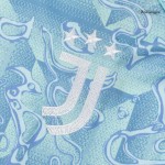 儿童尤文图斯客场足球球衣套装 25_26 蓝色