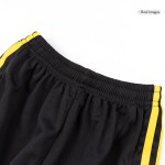 Kid's Manchester United Third Away Soccer Jersey Kit 25_26 Black