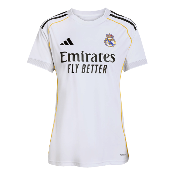 Women's Real Madrid Home Soccer Jersey 2025_26