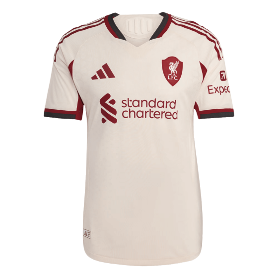 加克波 #18 利物浦客场足球球衣 25_26 白色