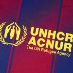 巴塞罗那家居足球球衣套装 2025_26 儿童款（球衣+短裤）