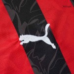 吉梅内斯#7 AC米兰主场足球球衣2025_26 红黑