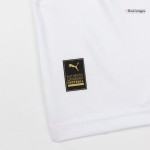 儿童AC米兰客场足球球衣套装（球衣+短裤）25_26白色