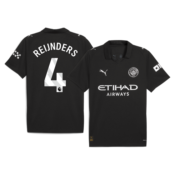 Manchester City REIJNDERS #4 Away Soccer Jersey 2025_26