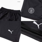 曼彻斯特城客场球衣套装（泽西+短裤）2025_26 黑色