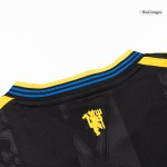 儿童曼联第三客场足球球衣套装 25_26 黑色