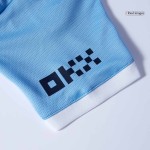 曼彻斯特城主场足球球衣套装 2025_26 儿童（球衣+短裤）