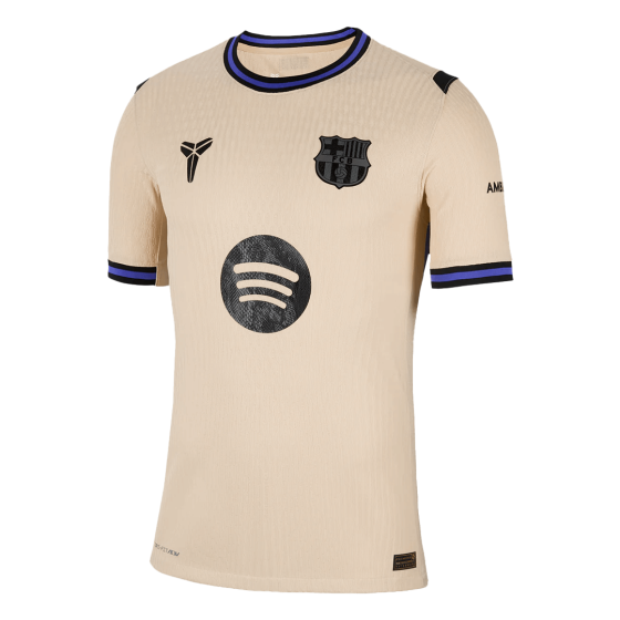 罗尼 #19 巴塞罗那客场足球球衣 2025_26 黄色 - 欧洲冠军联赛