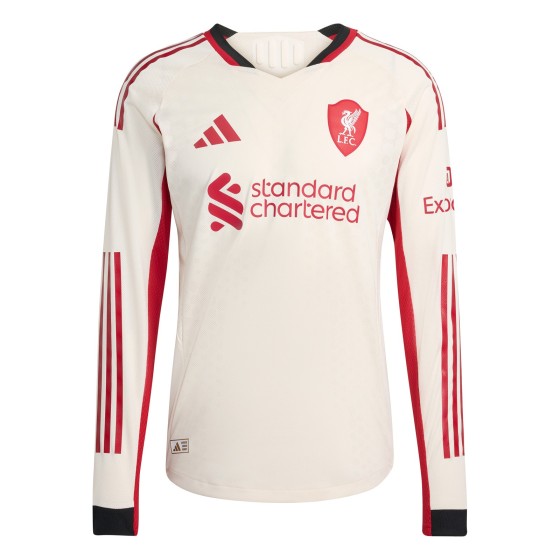 Liverpool Player Edition Long-Sleeve Away Jersey for the 2025-26 Season