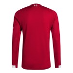 Liverpool Player Edition Long-Sleeve Home Jersey for the 2025-26 Season