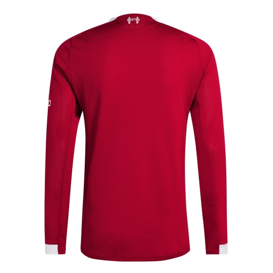 Liverpool Player Edition Long-Sleeve Home Jersey for the 2025-26 Season