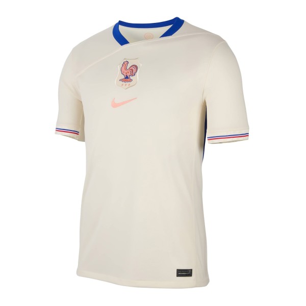 法国女足国家队2025欧洲杯男子球迷版客场球衣