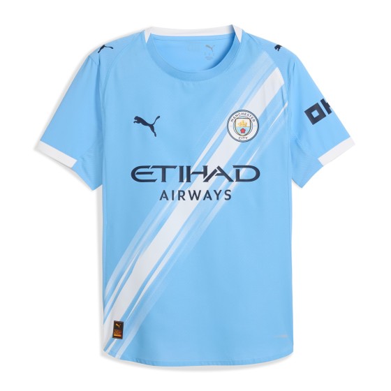 Manchester City Player Edition Home Jersey for the 2025-26 Season